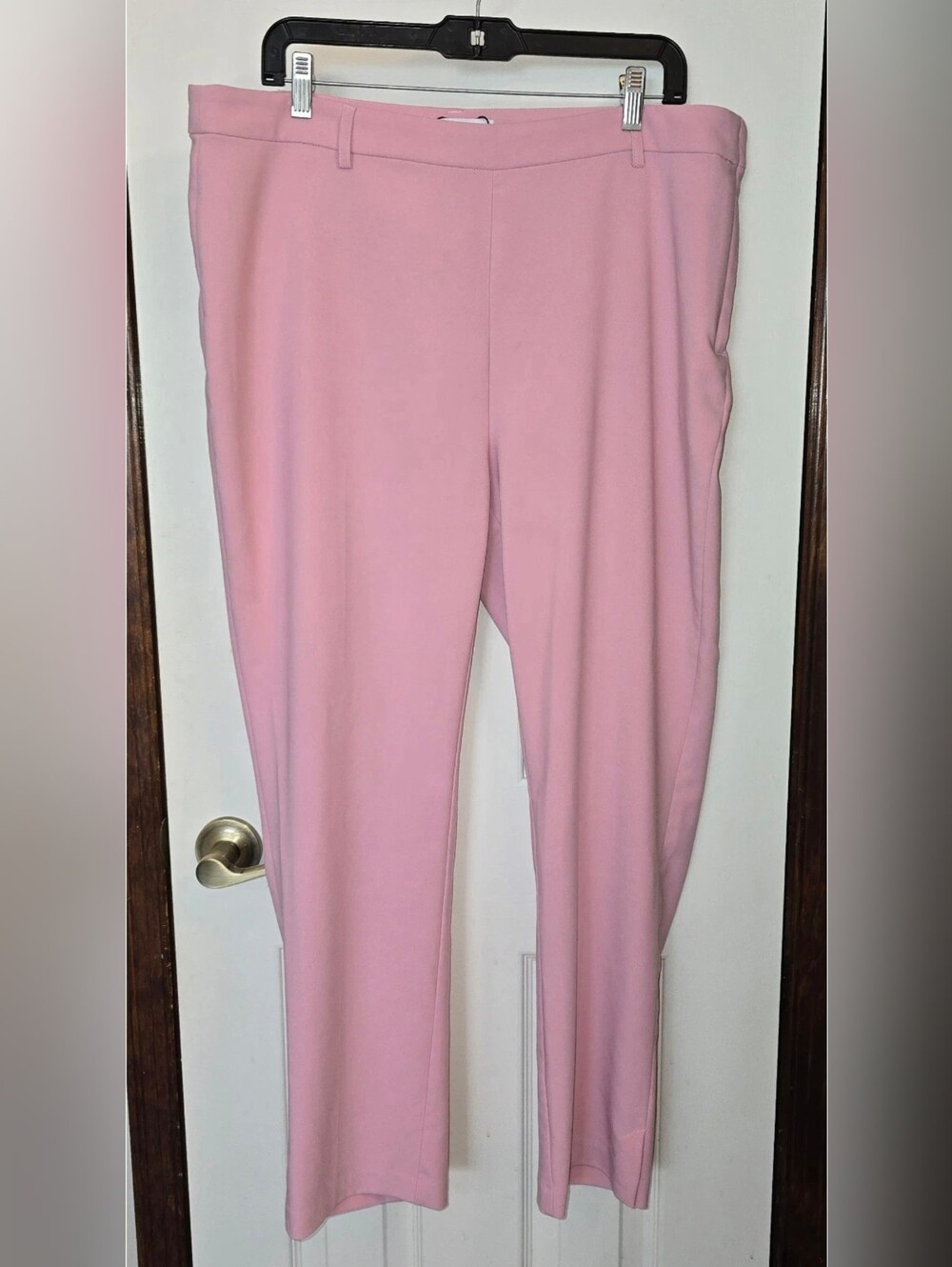 Gibson & Latimer Pink Ankle Dress Pants Sz 16 High Rise Stretch Career Trousers